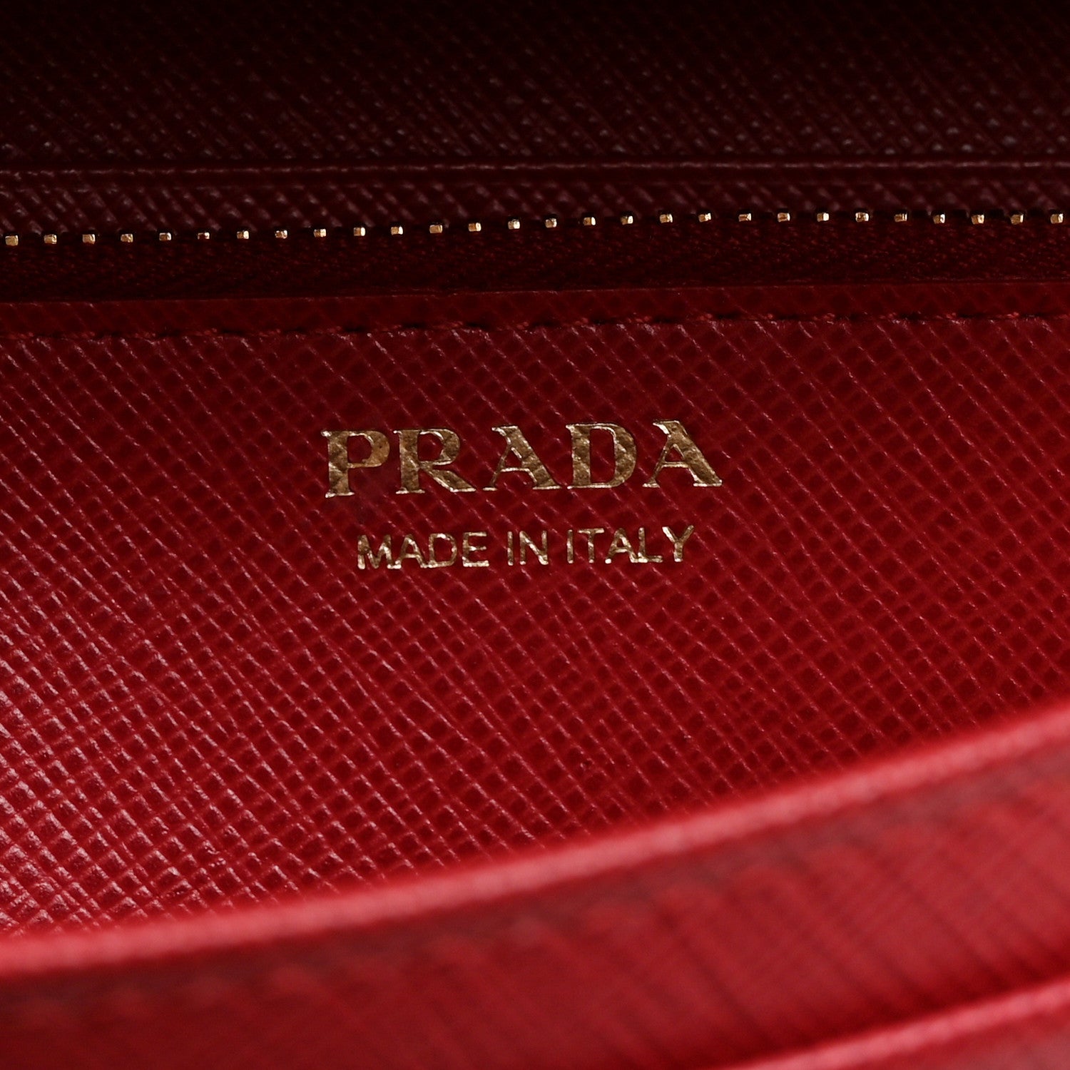 Prada Saffiano Lock Portafogli Flap Wallet Fuoco 7 of 12