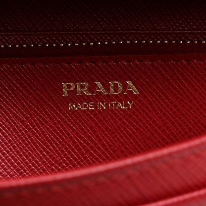 Prada Saffiano Lock Portafogli Flap Wallet Fuoco 7 of 12