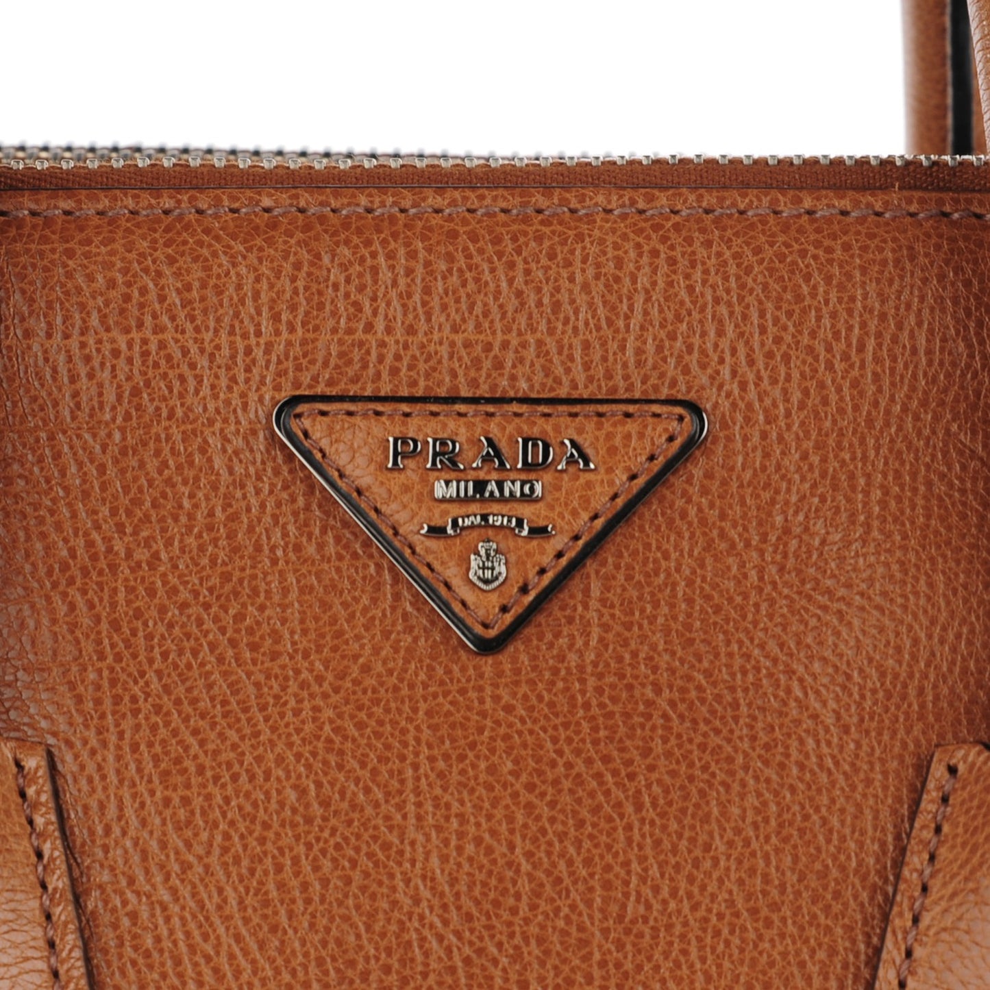 Glace Calf Twin Pocket Tote Cannella
