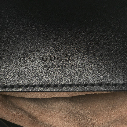 Gucci Calfskin Matelasse Mini GG Marmont 2.0 Bucket Bag Black 6 of 8