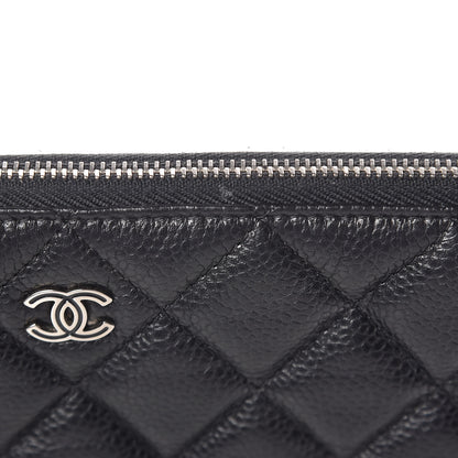 Chanel Caviar Quilted Large Cosmetic Case Black 8 of 9