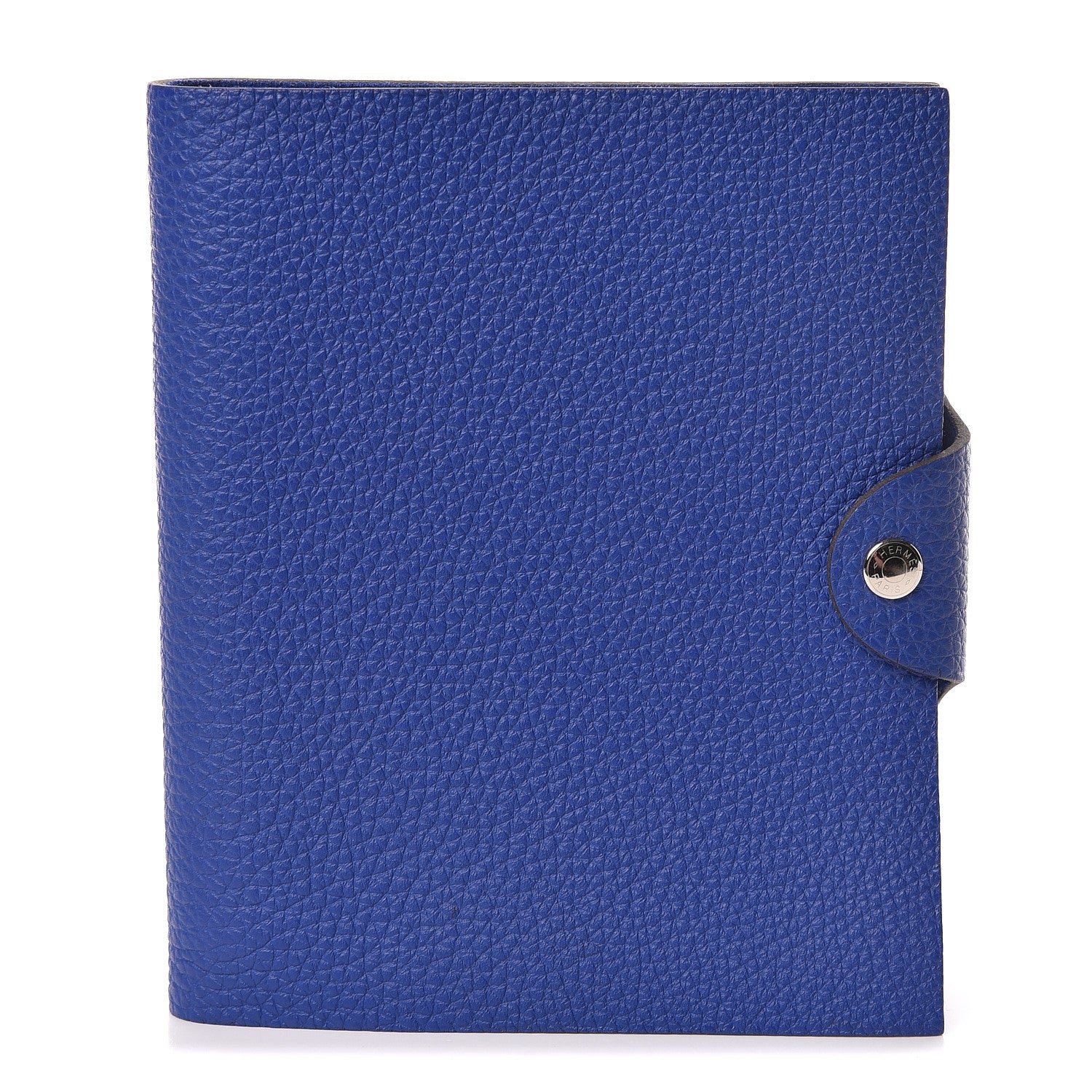 Hermes Togo Ulysse PM Notebook Cover Bleu Electrique 1 of 8