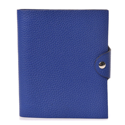 Hermes Togo Ulysse PM Notebook Cover Bleu Electrique 1 of 8