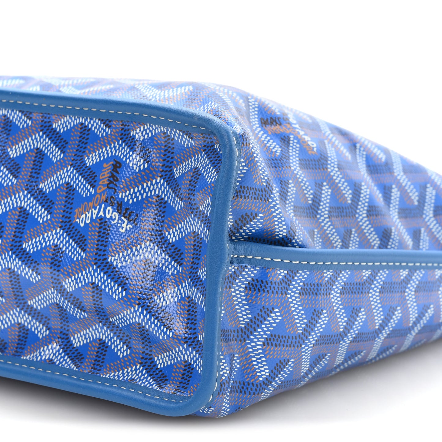 Goyardine Reversible Mini Anjou Sky Blue Sky Blue