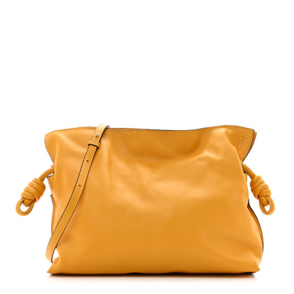 Loewe Nappa Medium Flamenco Knot Bag Mustard 1 of 9