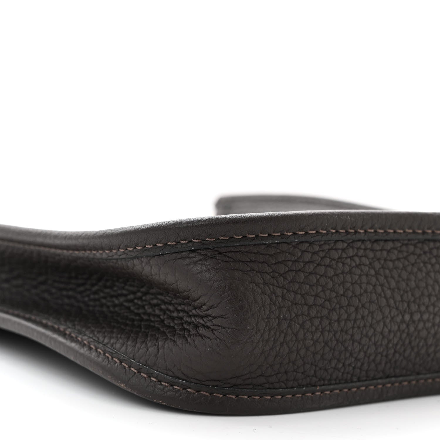 Hermes Taurillon Clemence Evelyne TPM Chocolate 9 of 10