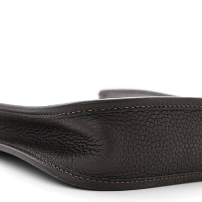 Hermes Taurillon Clemence Evelyne TPM Chocolate 9 of 10