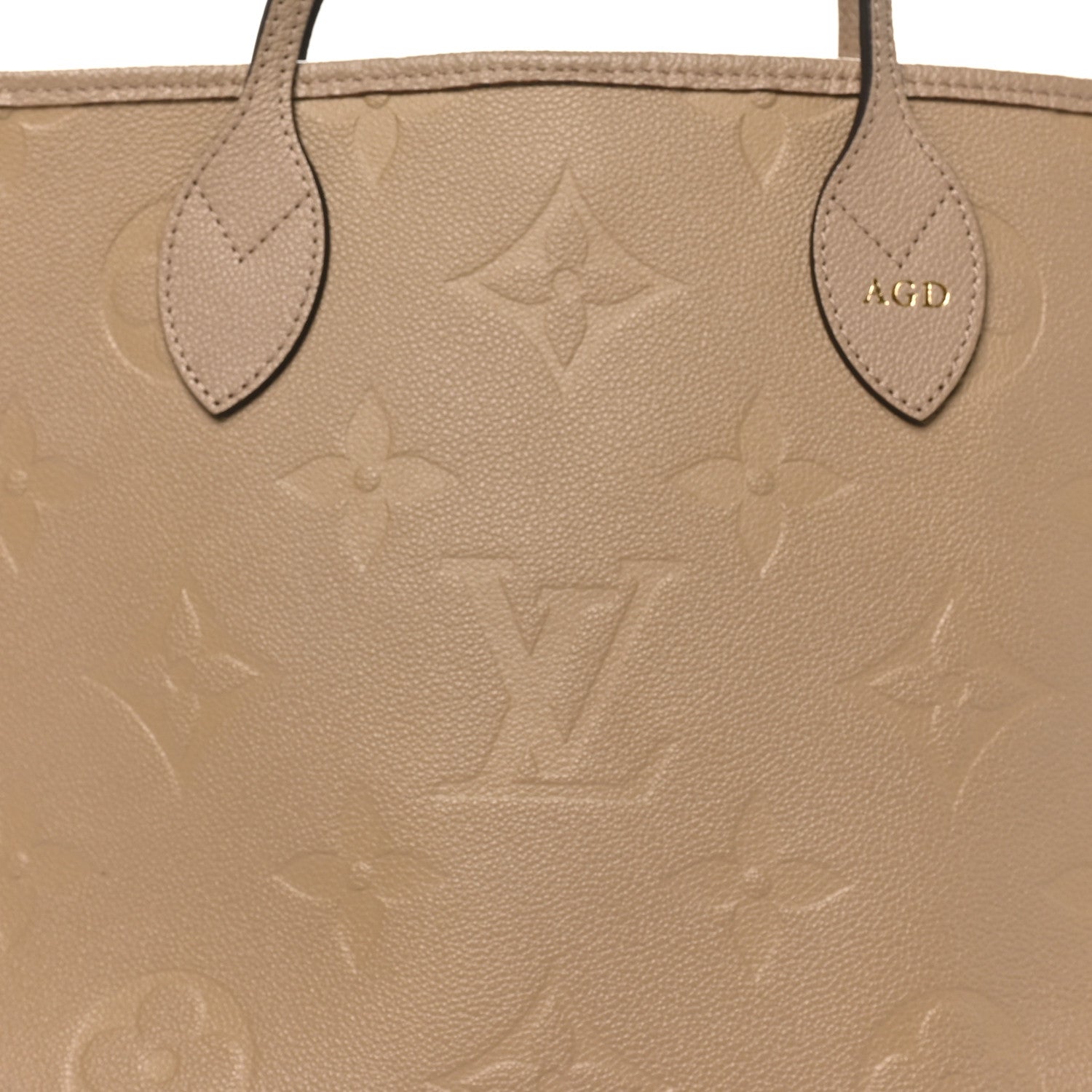 Louis Vuitton Empreinte Monogram Giant Neverfull MM Tourterelle 8 of 11