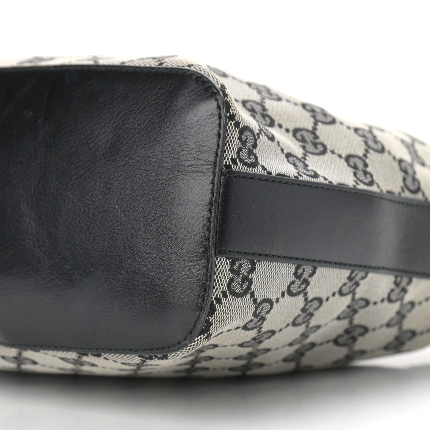 Monogram GG Small Clasp Hobo Black