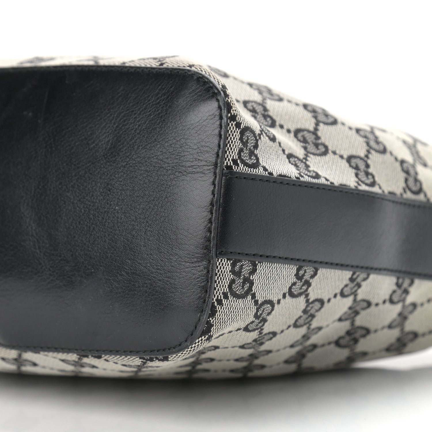 Gucci Monogram GG Small Clasp Hobo Black 8 of 10