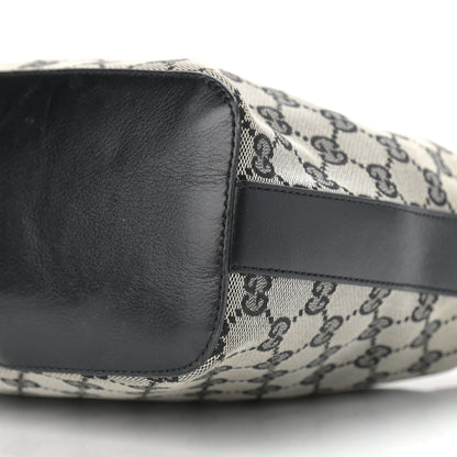 Gucci Monogram GG Small Clasp Hobo Black 8 of 10