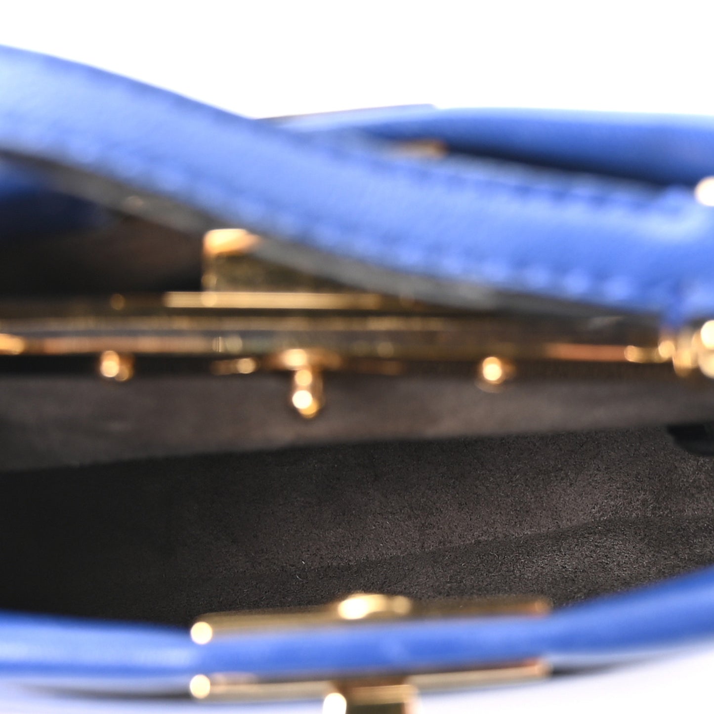 Nappa Micro Peekaboo Iconic Satchel Bleuette