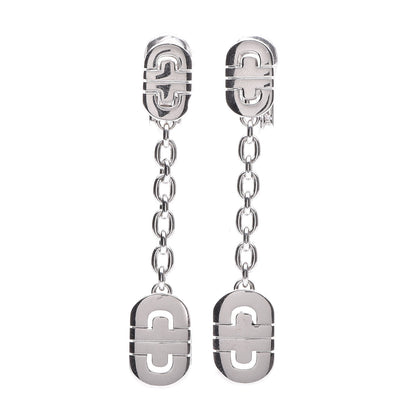 Bulgari 18K White Gold Parentesi Drop Earrings 1 of 4