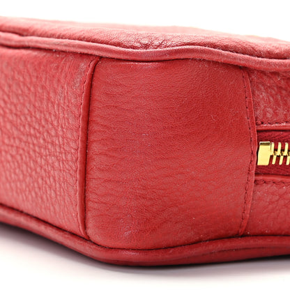 Prada Vitello Daino Mini Camera Crossbody Rosso 5 of 9