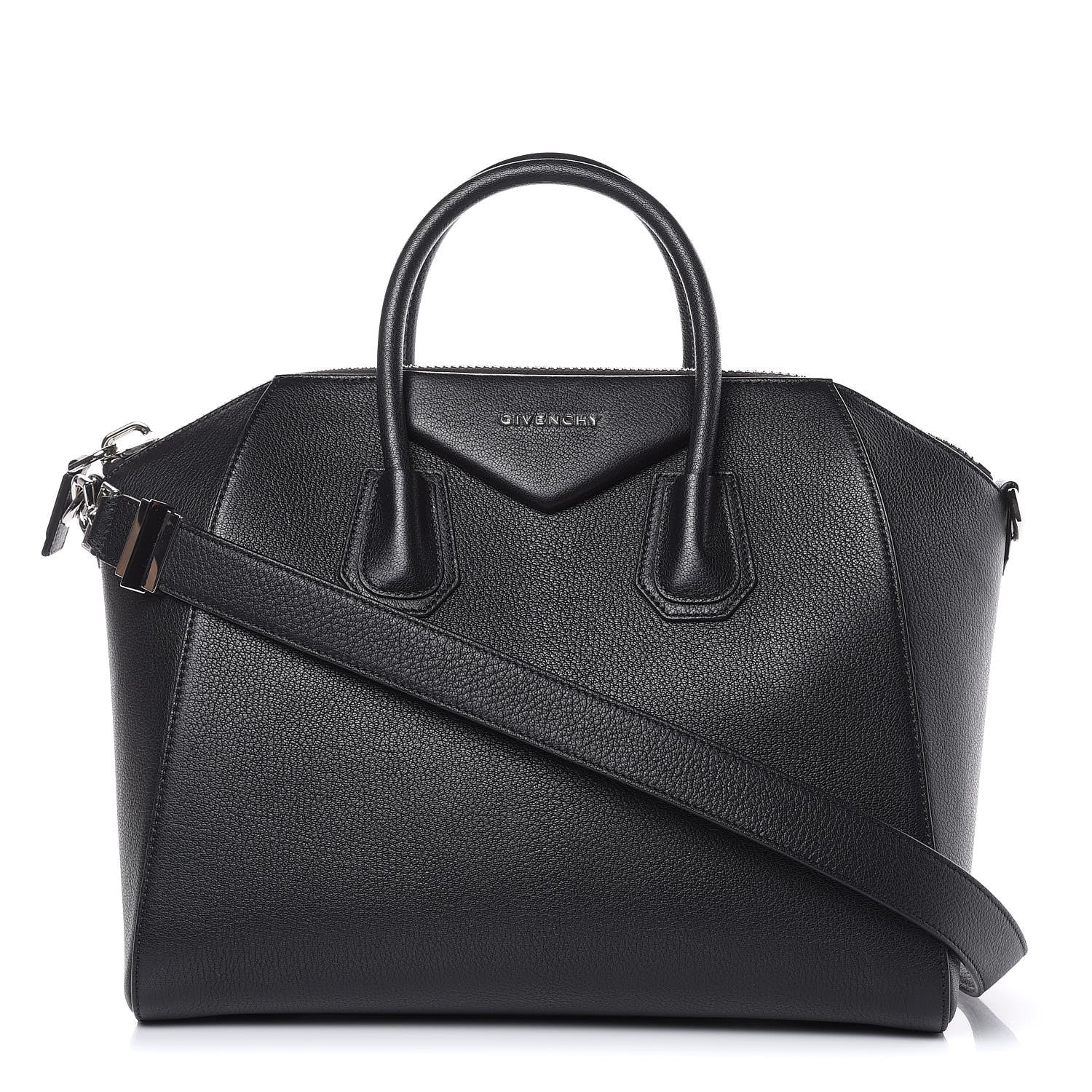 Givenchy Sugar Goatskin Medium Antigona Black 1 of 18