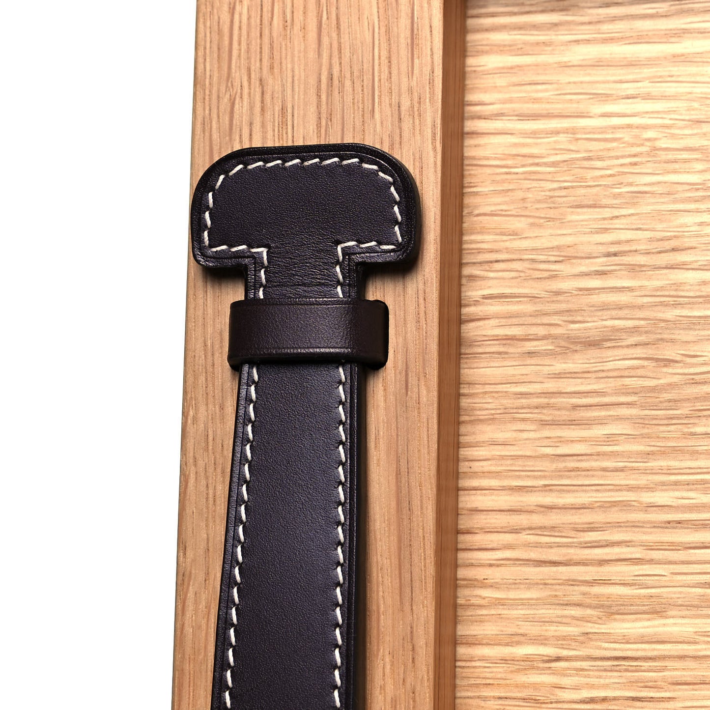 Natural Oak Wood Hunter Cowhide Medium Etriviere Tray Natural Ebene