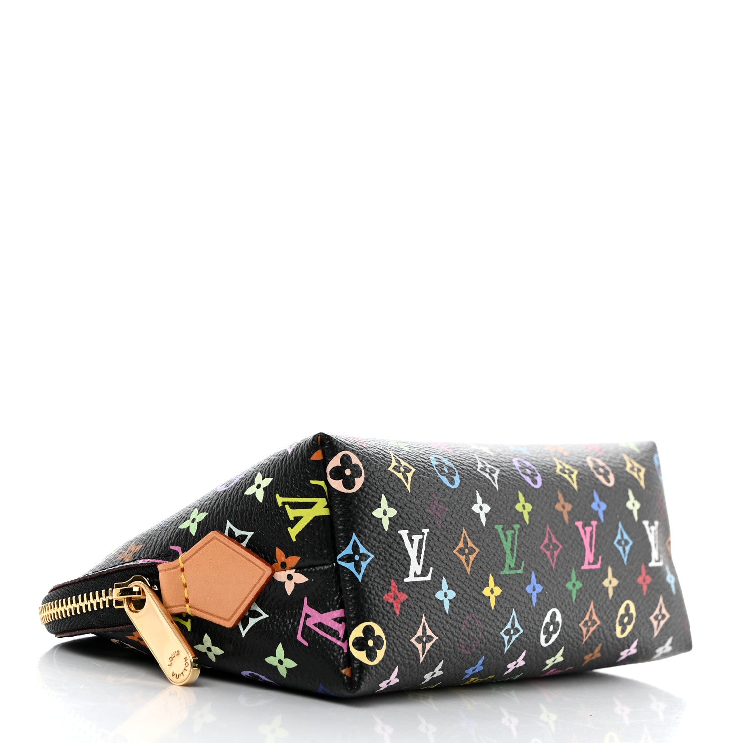 Louis Vuitton Monogram Multicolor Cosmetic Pouch Black Grenade 4 of 6