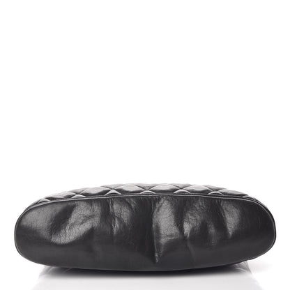 Chanel Lambskin Quilted Shopping Tote Black 11 of 11