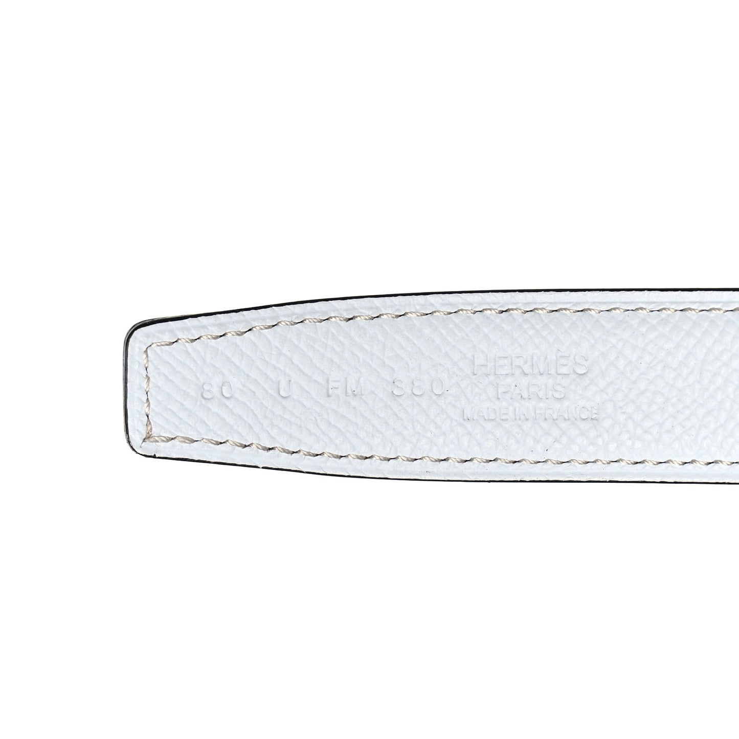 Epsom Swift 24mm Collier De Chien CDC Belt 90 White Etoupe