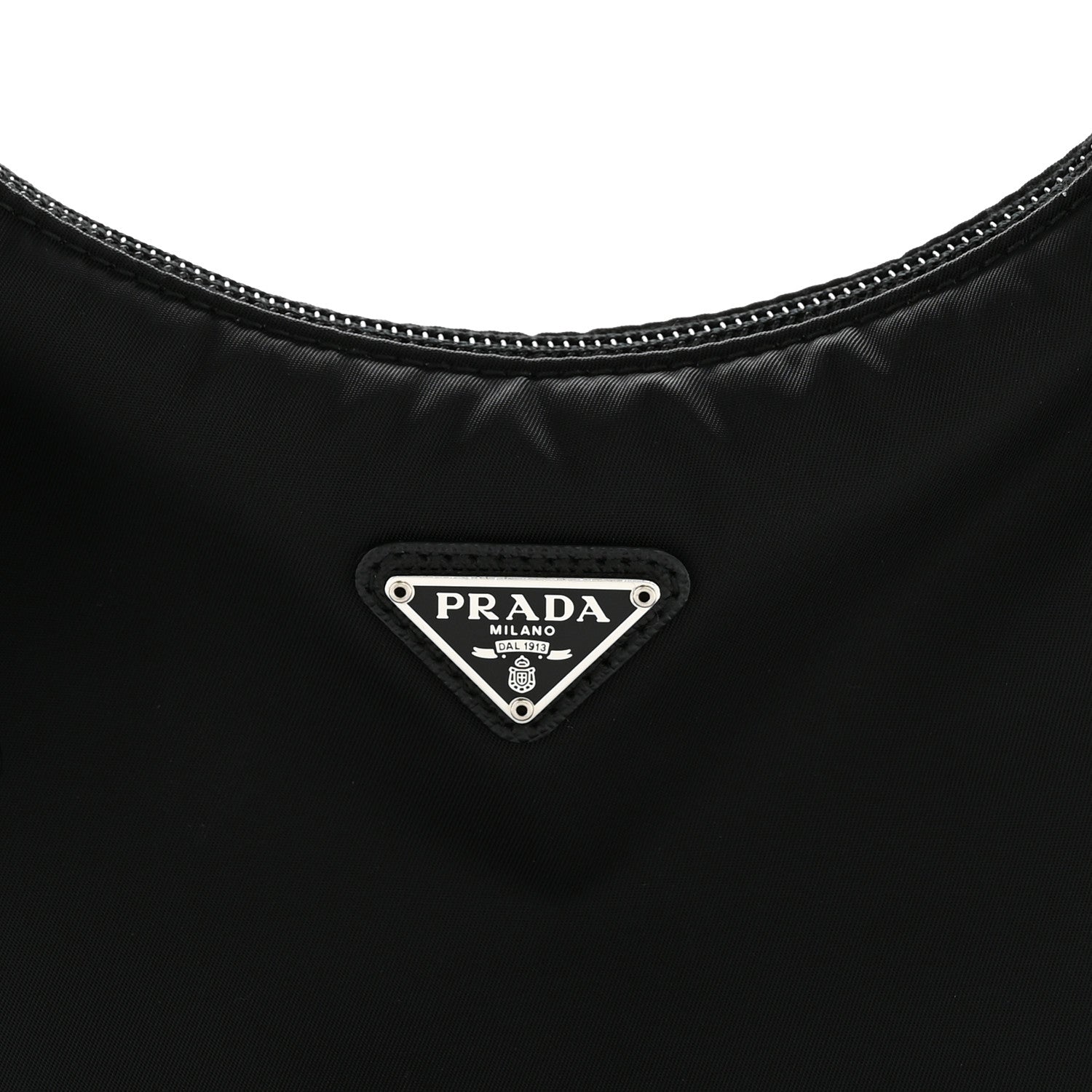 Prada Tessuto Nylon Mini Re-Edition 2000 Bag Black 8 of 12