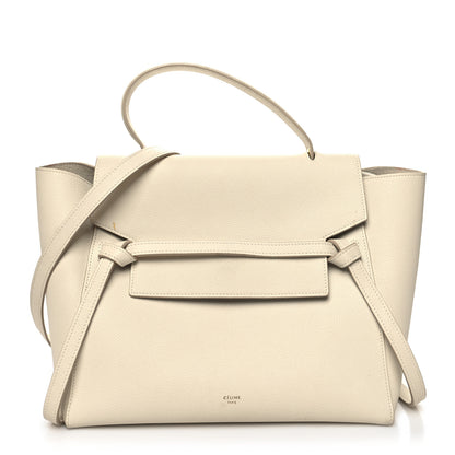 Celine Grained Calfskin Mini Belt Bag White 1 of 17
