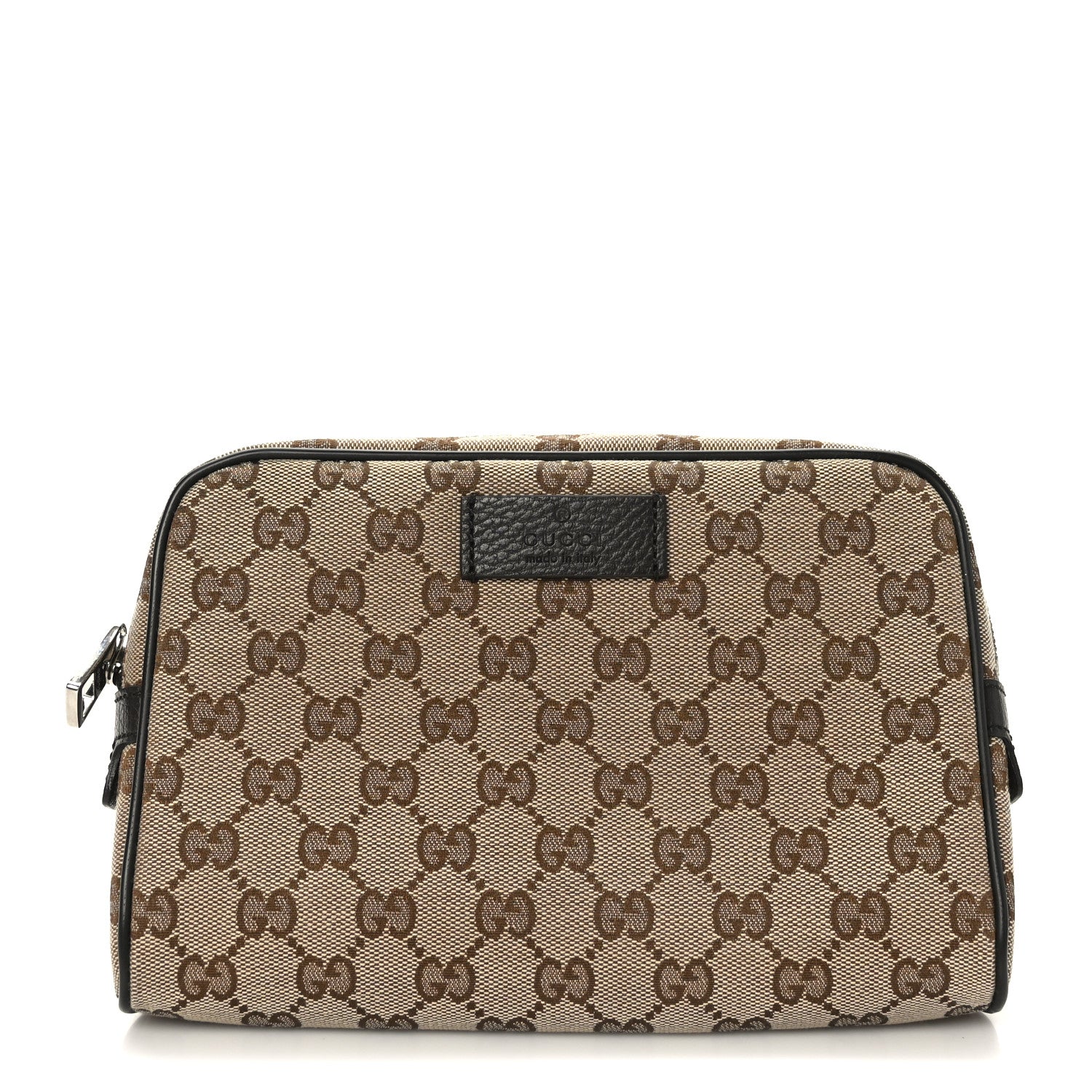 Gucci Monogram Dollar Calfskin Belt Bag Beige Ebony Testa di Moro Marrone Scuro 1 of 10