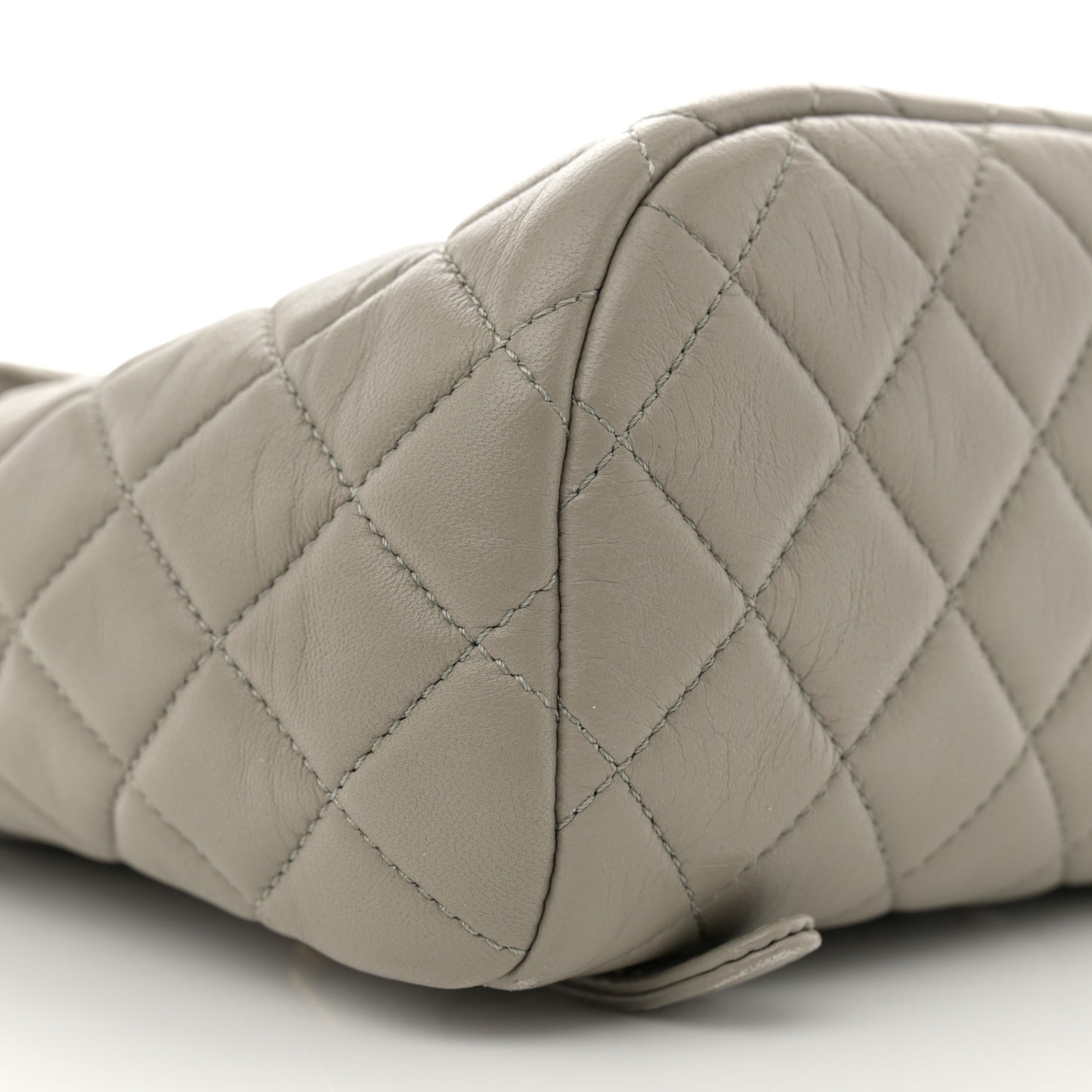 Lambskin Quilted Mini Urban Spirit Backpack Grey
