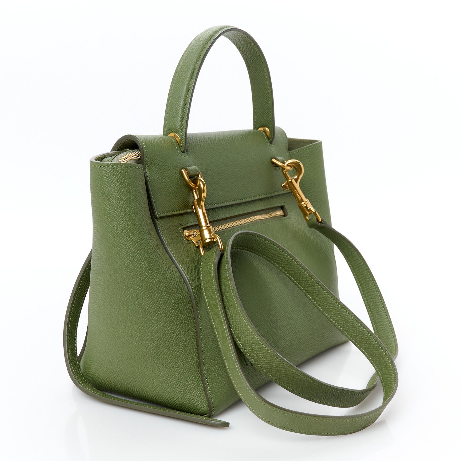 Celine Grained Calfskin Micro Belt Bag Light Khaki 3 of 10