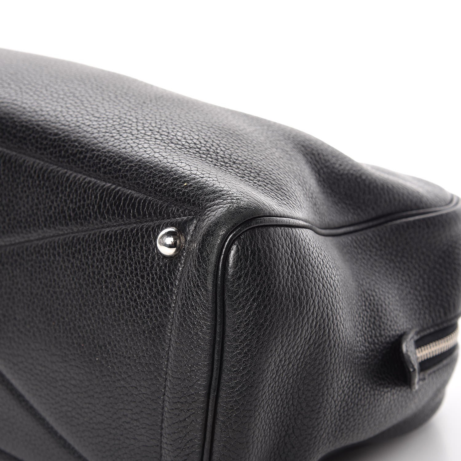 Hermes Taurillon Clemence Victoria II 35 Black 16 of 17