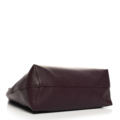 Mansur Gavriel Calfskin Maxi Candy Hobo Bag Plum 4 of 9