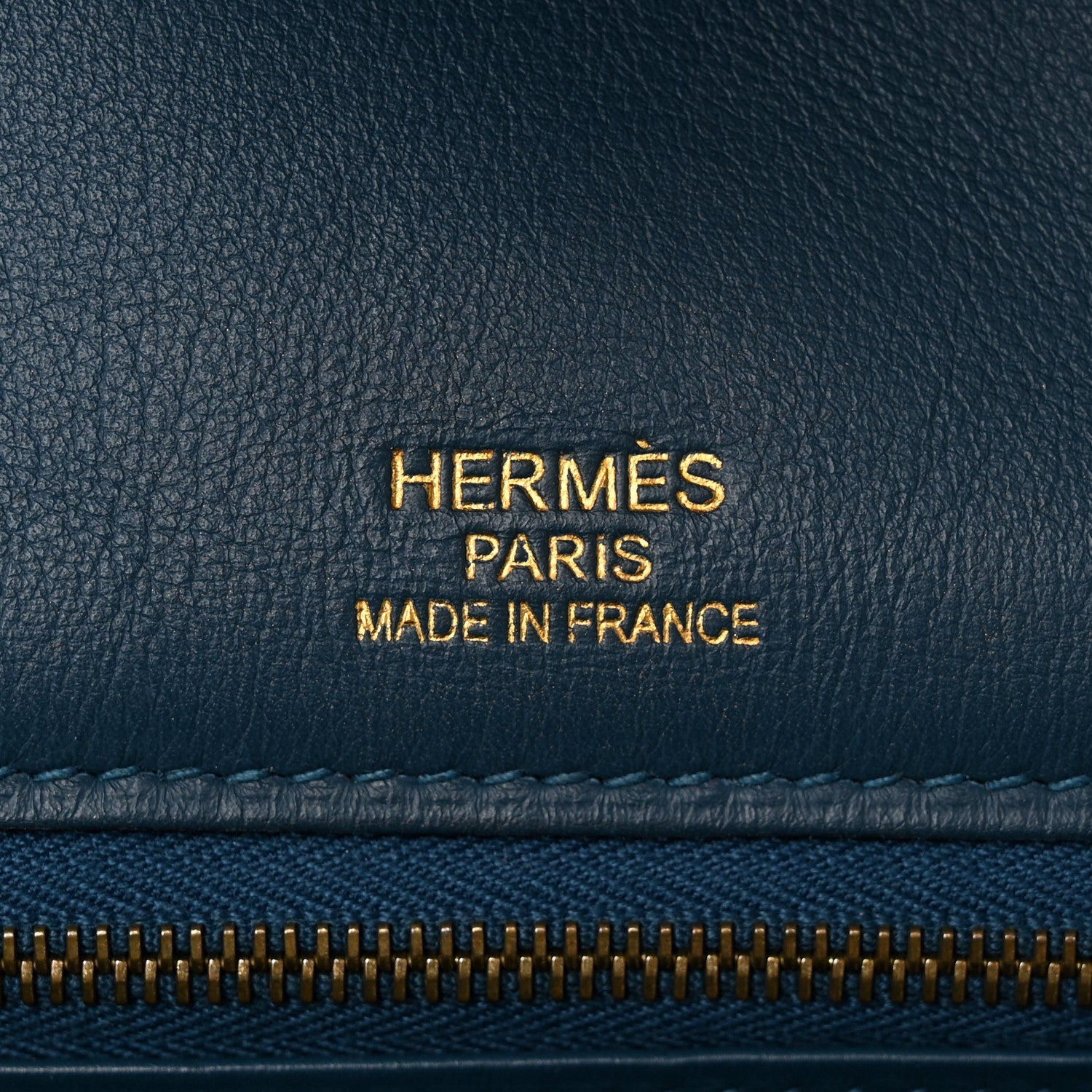 Hermes Veau Doblis Swift Grizzly Birkin 35 Bleu Tempete 6 of 12