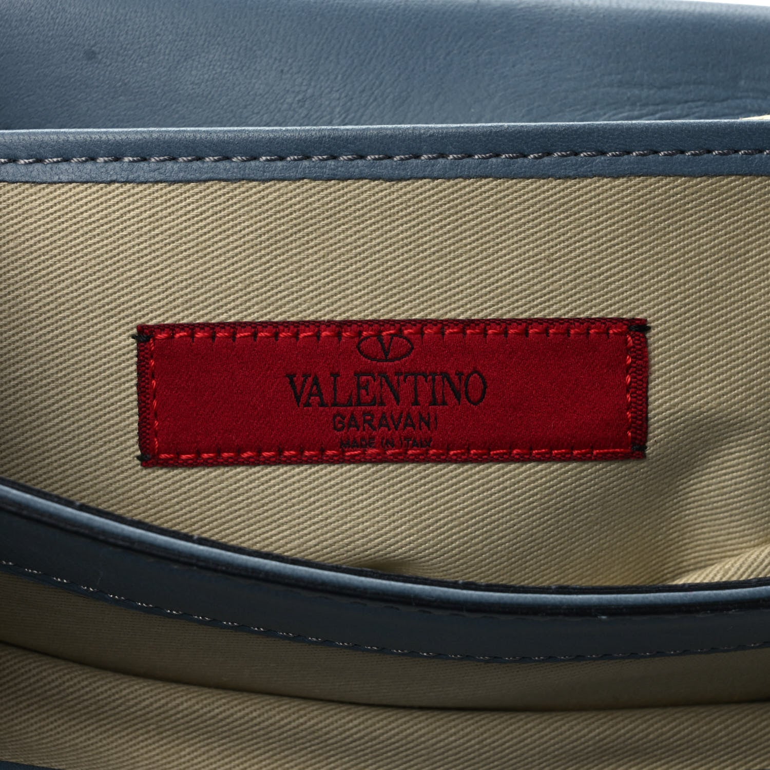 Valentino Garavani Nappa Colorblock Va Va Voom Shoulder Bag Sky Blue 6 of 9