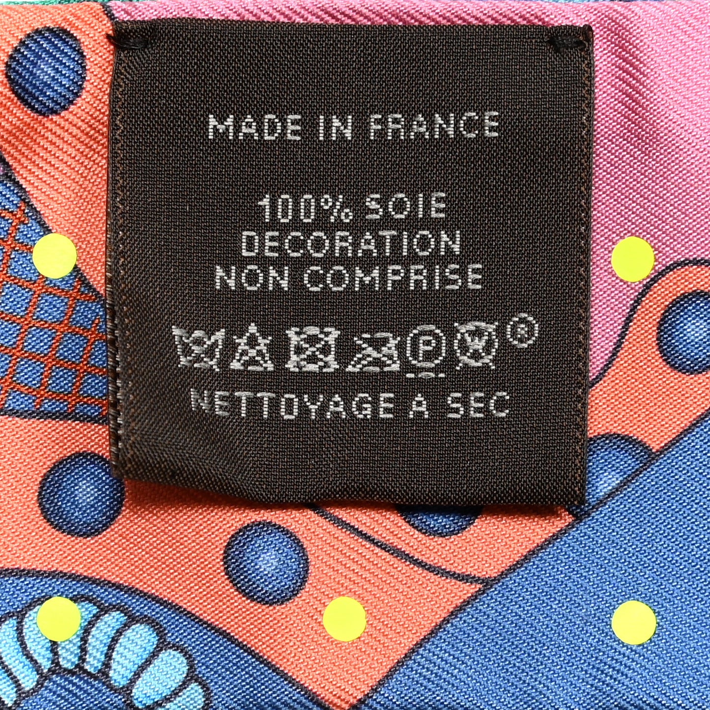 Silk Selle de Dignitaire Plumetis Twilly Rose Saumon Vert