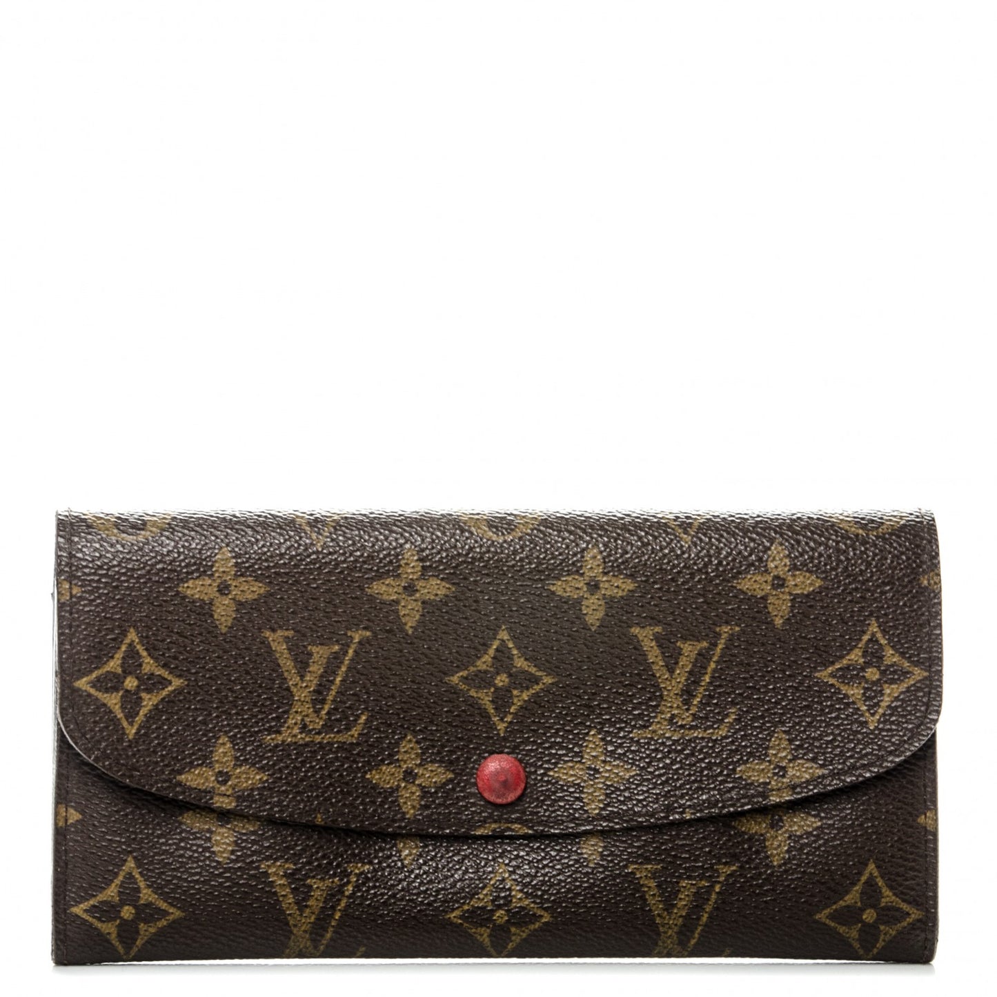 Monogram Emilie Wallet Red