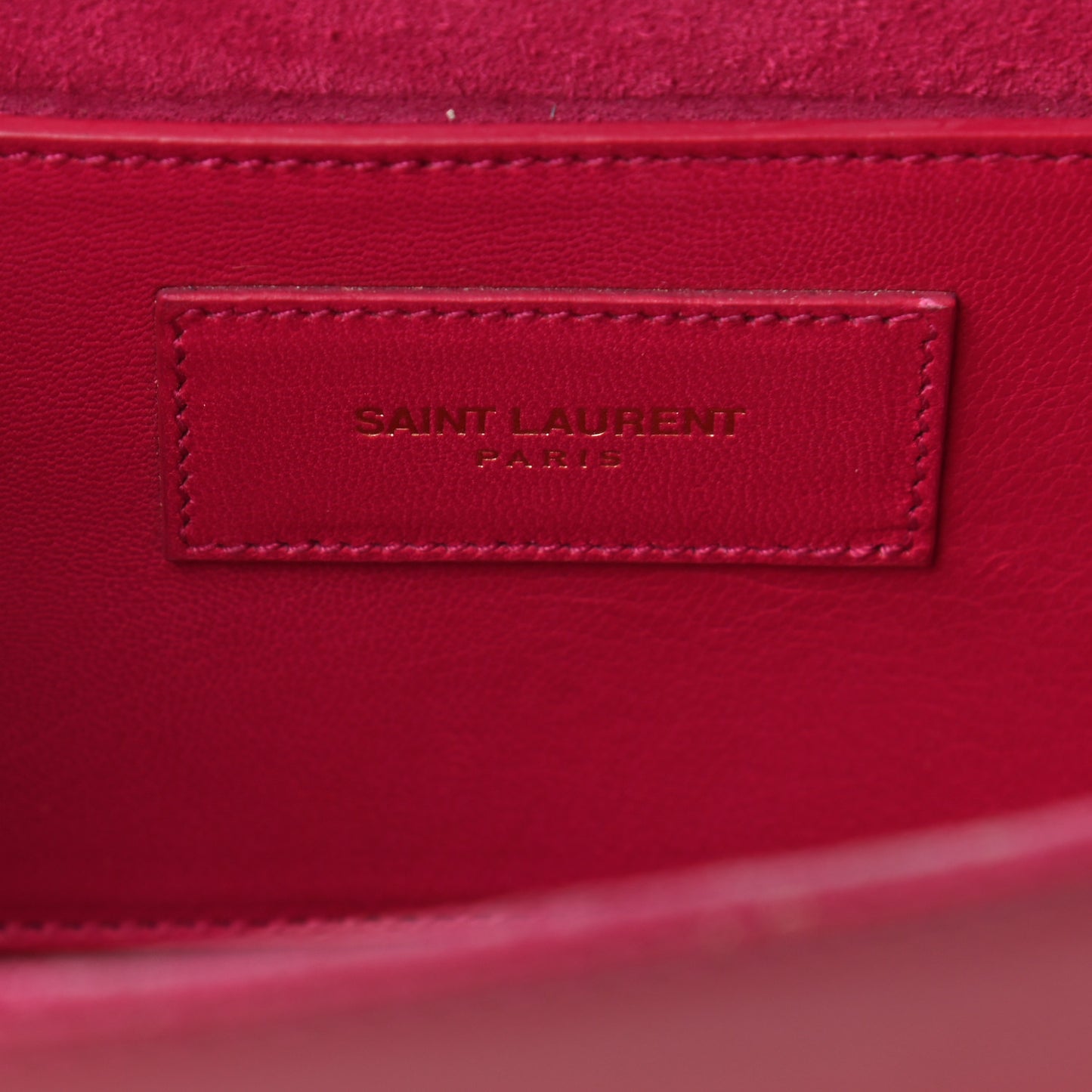 Calfskin Classic Monogram Cassandre Clutch Lipstick Fuchsia