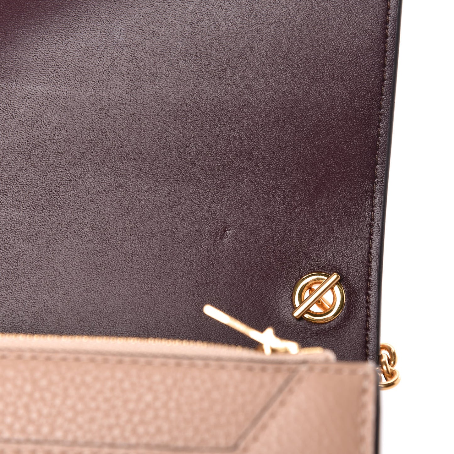 Small Classic Grain Calfskin Small Darley Rosewater