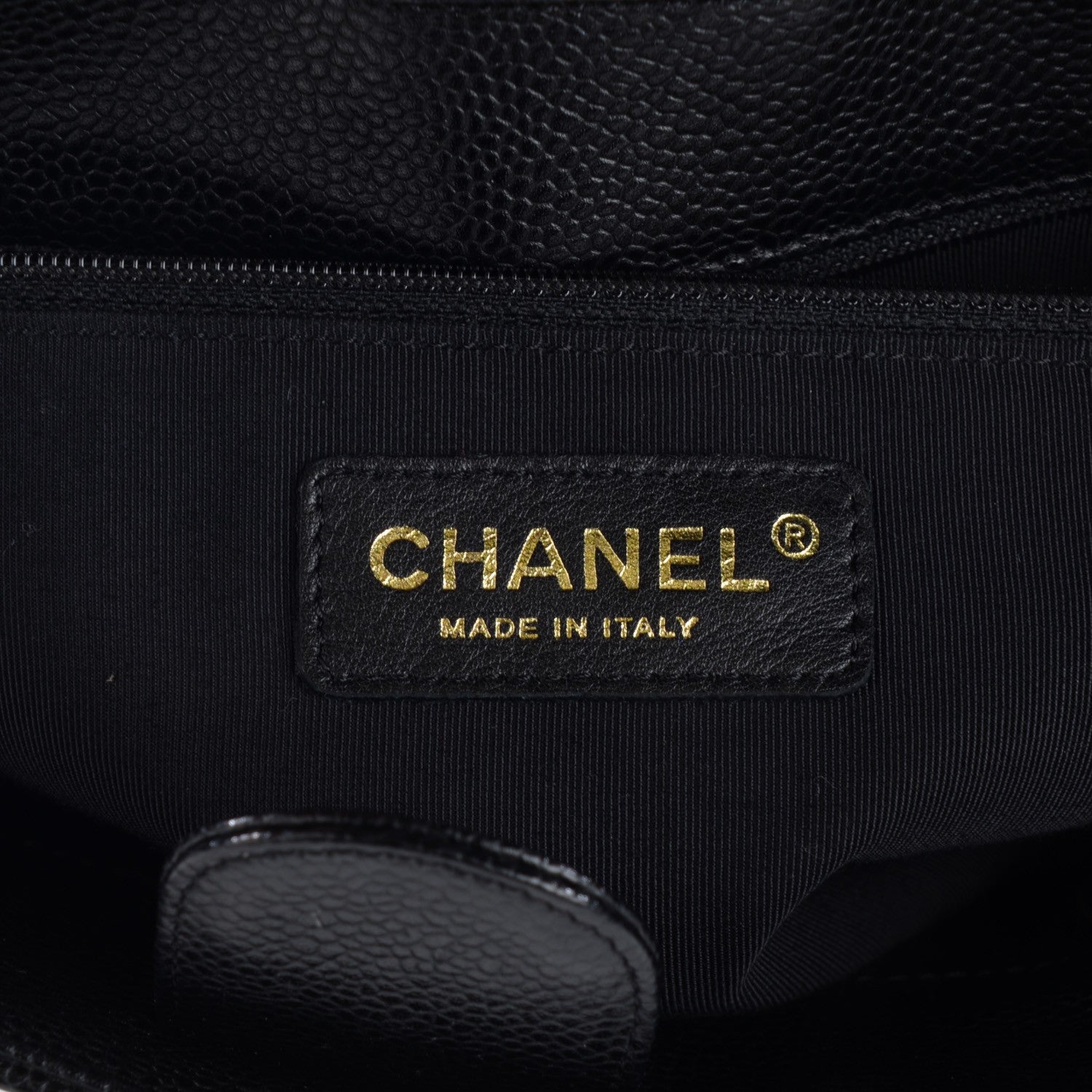 Chanel Caviar Quilted Petit Shopping Tote PST Black 6 of 7