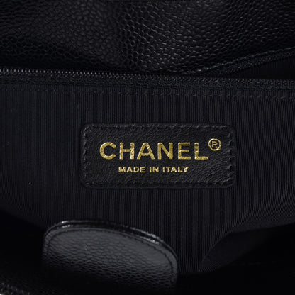 Chanel Caviar Quilted Petit Shopping Tote PST Black 6 of 7