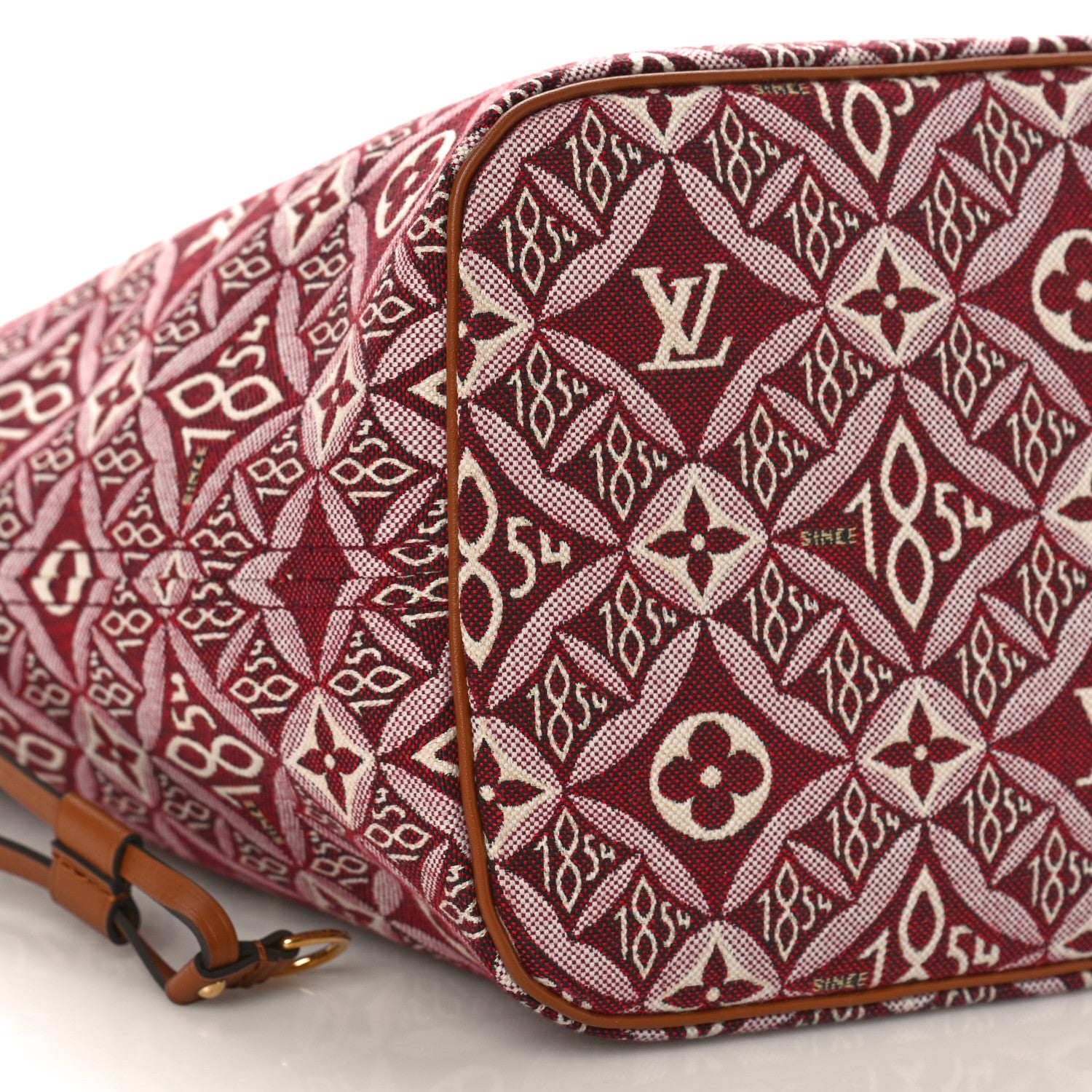 Louis Vuitton Jacquard Since 1854 Neverfull MM Bordeaux 8 of 9