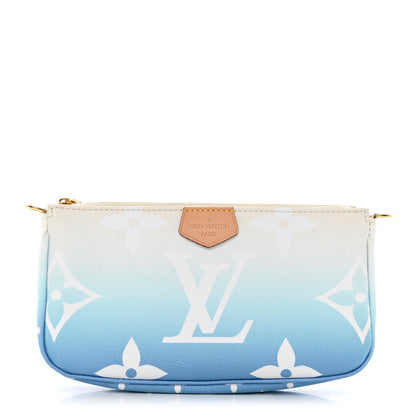 Louis Vuitton Monogram Giant By The Pool Multi Pochette Accessories Large Pochette Blue 1 of 7