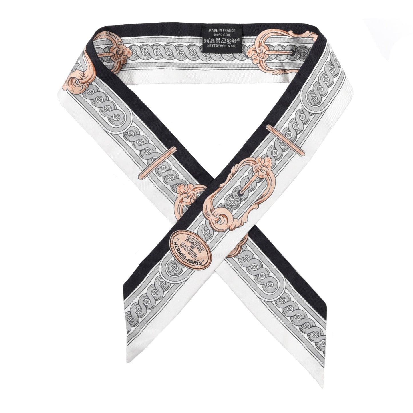 Silk Bride De Cour Twilly Black White Or Rose