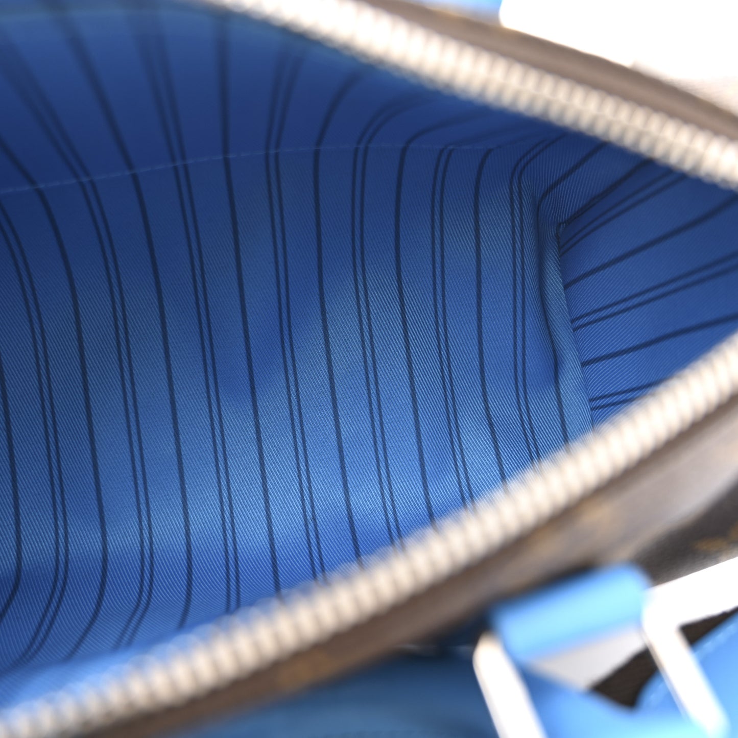 Monogram Macassar LV Colormania Keepall Bandouliere 25 Gaston Blue
