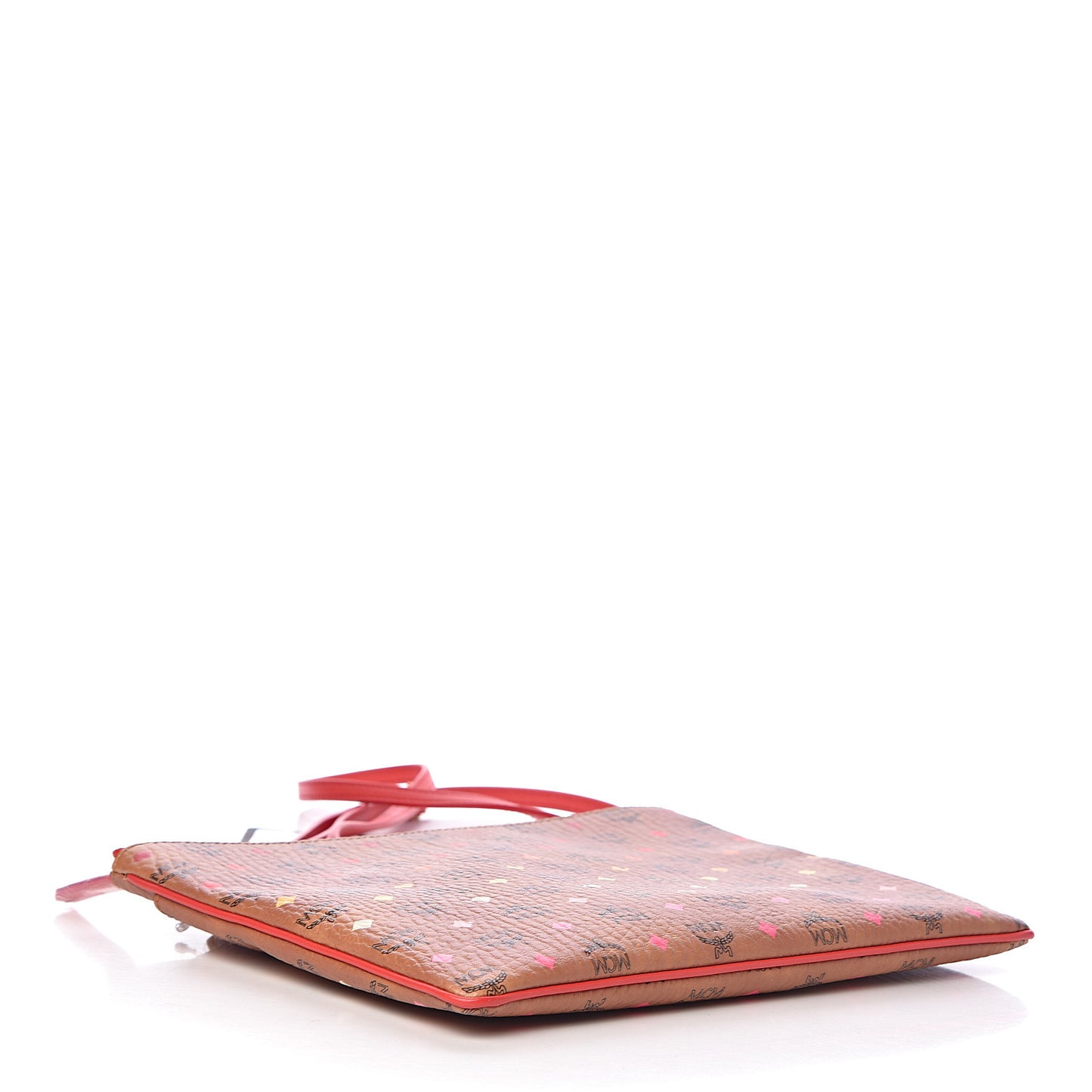 Skyoptic Visetos Mini Crossbody Pouch Spectrum Diamond Cognac Red