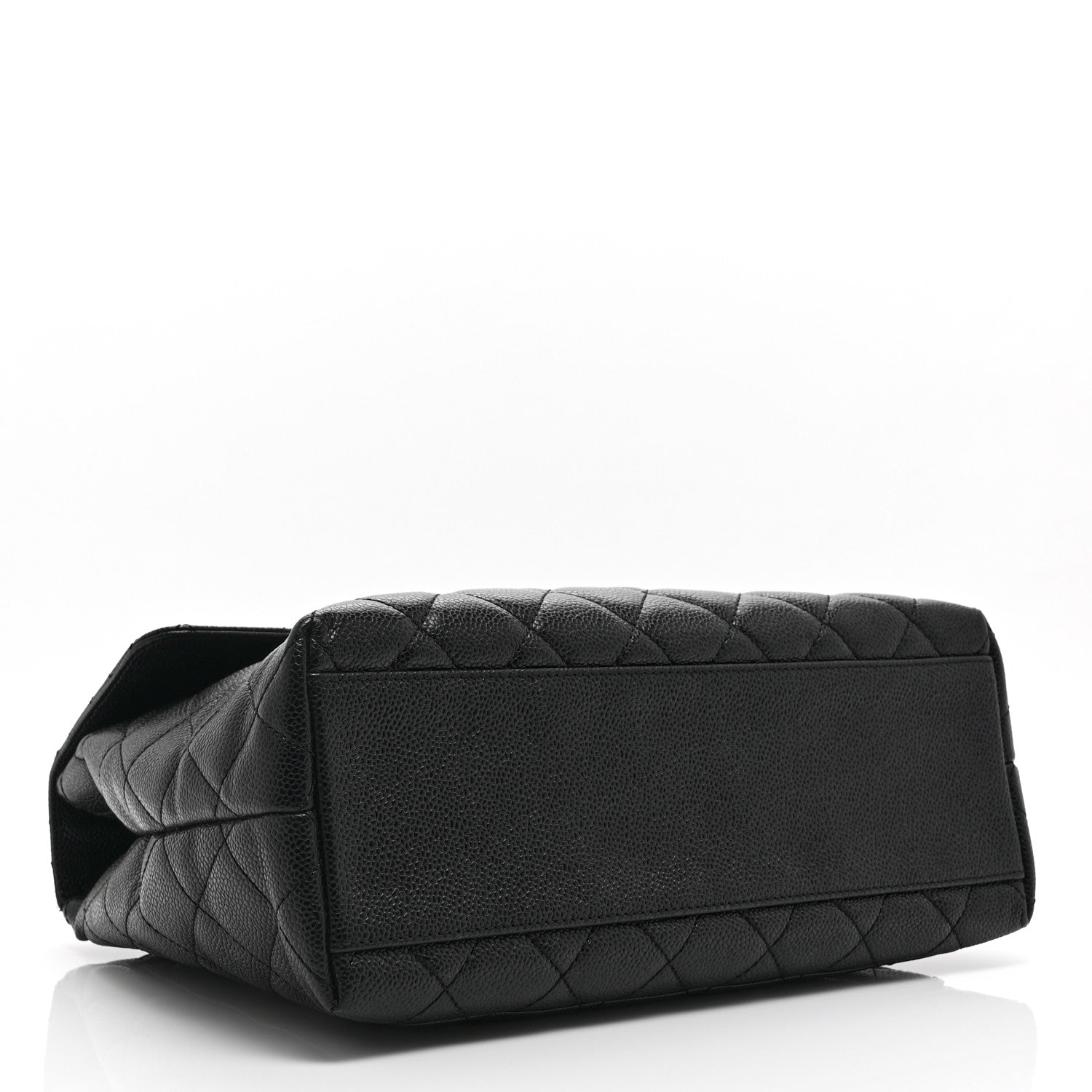 Chanel Caviar Quilted Jumbo Kelly Flap Black 4 of 10