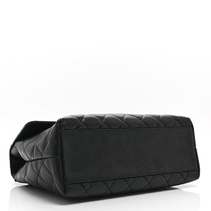 Chanel Caviar Quilted Jumbo Kelly Flap Black 4 of 10