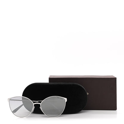 Tom Ford Metal Cat Eye Zeila Sunglasses TF654 Silver 8 of 8