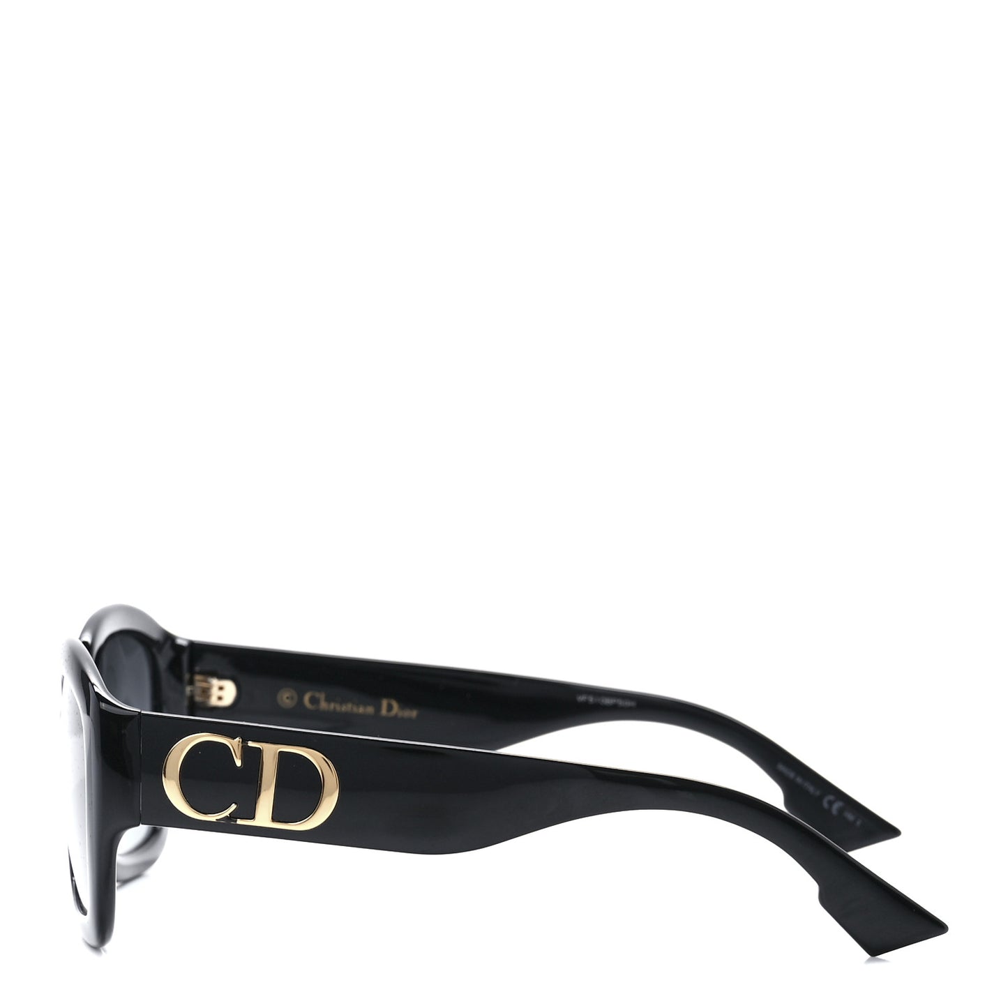 Acetate DDior Square Sunglasses Black
