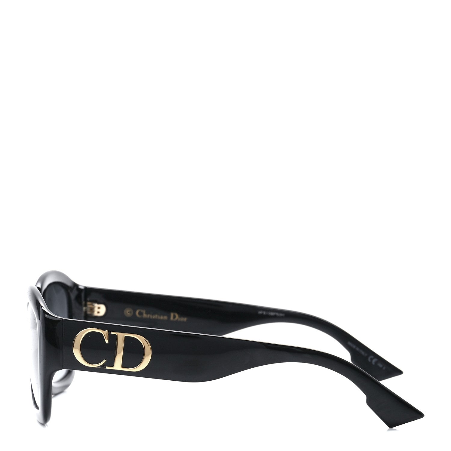 Christian Dior Acetate DDior Square Sunglasses Black 3 of 9