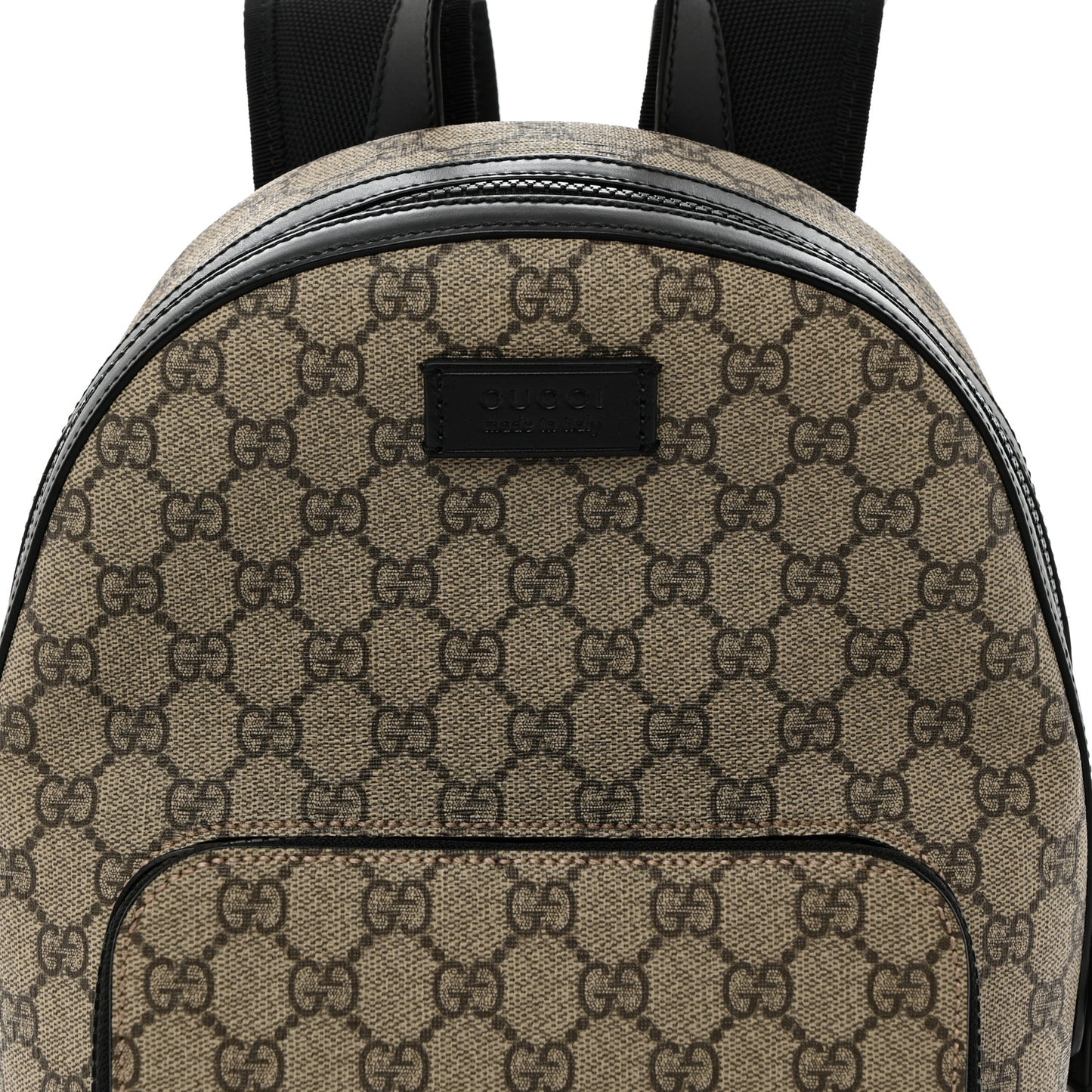 GG Supreme Monogram Small Eden Day Backpack Black