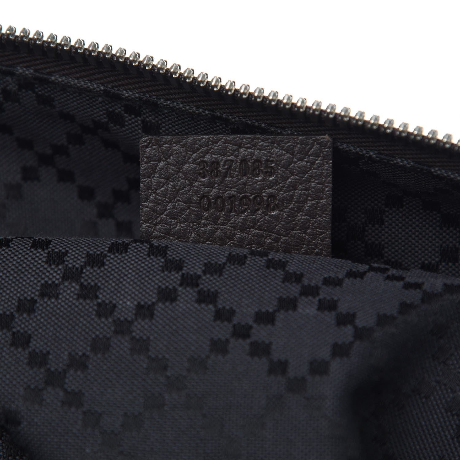 Gucci Pebbled Calfskin Large Briefcase Dark Brown 8 of 10